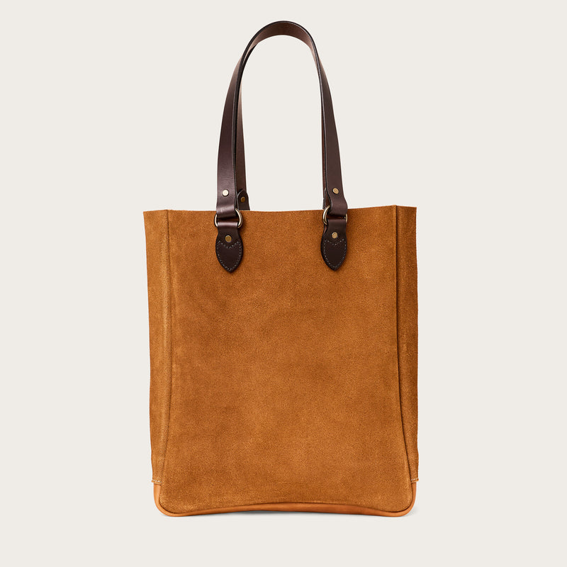 Suede open tote bag von Filson | Saddle brown (Brown)