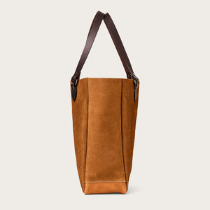 Suede open tote bag von Filson | Saddle brown (Brown)