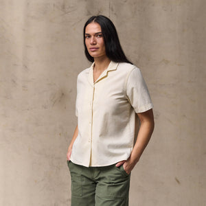 Women's camp shirt von Filson | Natural seed (White)
