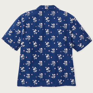 Women's camp shirt von Filson | Indigo / floral (Blue)