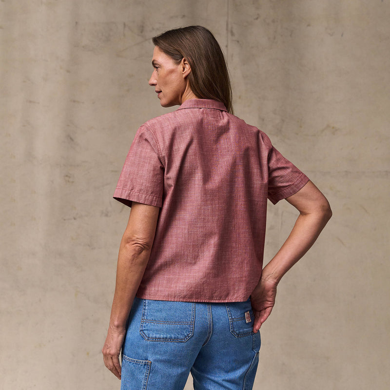 Women's camp shirt par Filson | Red rock (Red)