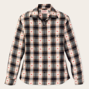 Women's ranch shirt von Filson | Cream print (Multicolor)