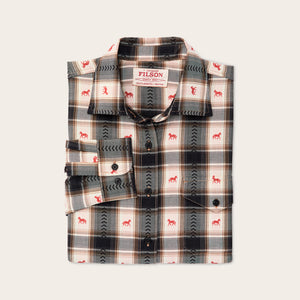Women's ranch shirt von Filson | Cream print (Multicolor)