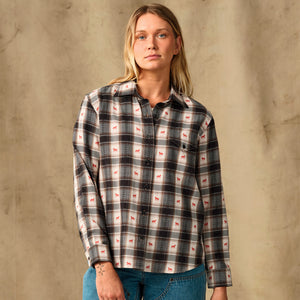 Women's ranch shirt von Filson | Cream print (Multicolor)