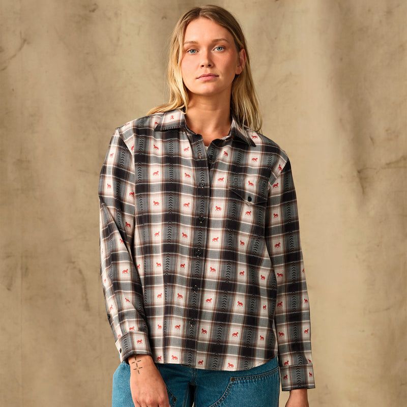 Women's ranch shirt von Filson | Cream print (Multicolor)
