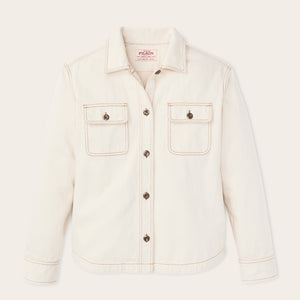 Women's denim shirt par Filson | Natural seed (White)