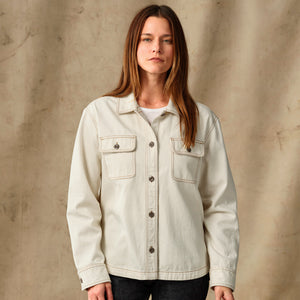 Women's denim shirt par Filson | Natural seed (White)