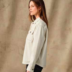 Women's denim shirt par Filson | Natural seed (White)