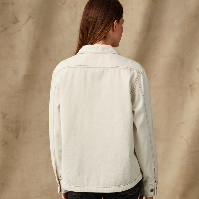 Women's denim shirt par Filson | Natural seed (White)