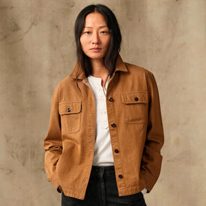 Women's denim shirt par Filson | Harvest tan (Brown)