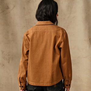 Women's denim shirt par Filson | Harvest tan (Brown)