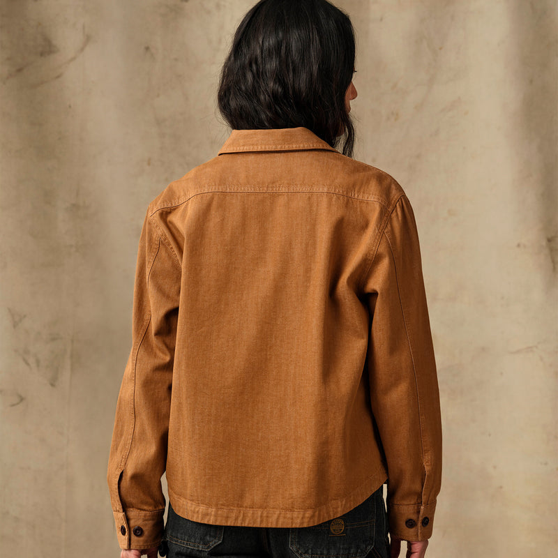 Women's denim shirt par Filson | Harvest tan (Brown)