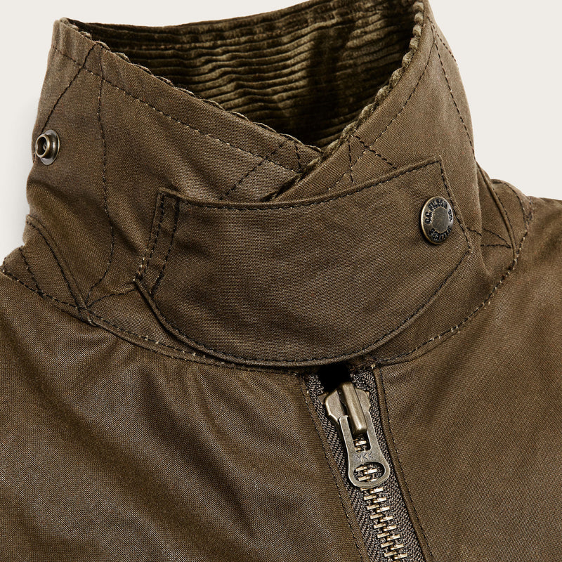 Women's shelter cloth short work jacket di Filson | Dark tan (Beige)
