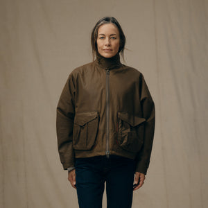Women's shelter cloth short work jacket di Filson | Dark tan (Beige)