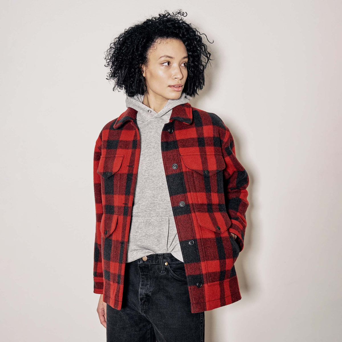 WOMEN'S MACKINAW WOOL CRUISER JACKET - Main Image