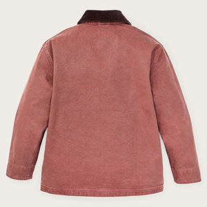Women's canvas barn coat par Filson | Mahogany (Pink)