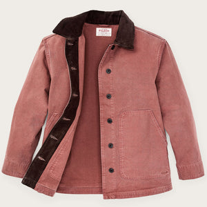 Women's canvas barn coat par Filson | Mahogany (Pink)