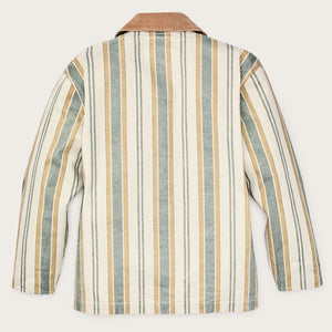 Women's canvas barn coat par Filson | Natural / yellow (Beige)