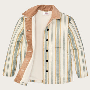 Women's canvas barn coat par Filson | Natural / yellow (Beige)