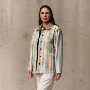 Women's canvas barn coat par Filson | Natural / yellow (Beige)