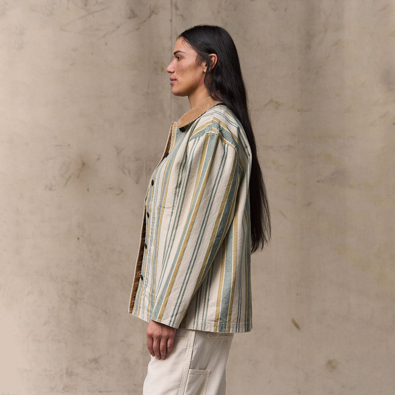 Women's canvas barn coat par Filson | Natural / yellow (Beige)