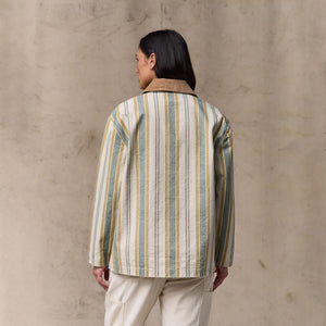 Women's canvas barn coat par Filson | Natural / yellow (Beige)