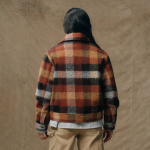 Women’s blanket wool jacket by Filson | Red / orange / black (Multicolor)