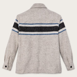 Overshirt in lana da donna di Filson | Gray / black blanket (Gray)