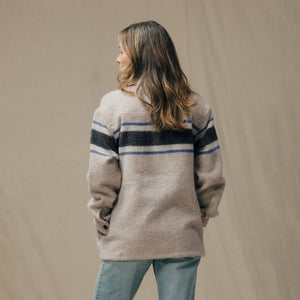 Overshirt in lana da donna di Filson | Gray / black blanket (Gray)