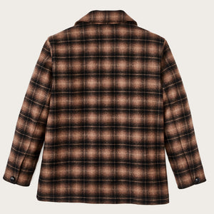 Women’s unconstructed wool blazer by Filson | Bronze brown plaid (Brown)