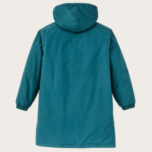 Women’s reversible wooly fleece coat by Filson | Dark teal (Blue)