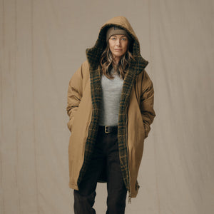 Reversible wooly fleece coat für damen von Filson | Tan (Brown)