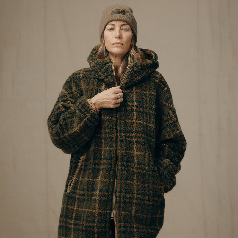 Reversible wooly fleece coat für damen von Filson | Tan (Brown)