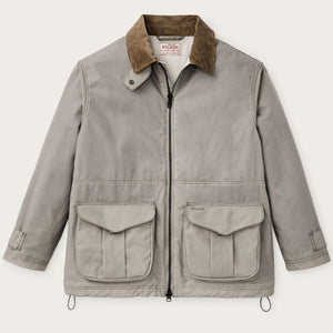 Women’s cover cloth raincoat di Filson | Twine (Gray)