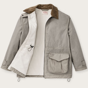 Women’s cover cloth raincoat di Filson | Twine (Gray)