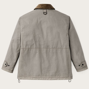 Women’s cover cloth raincoat di Filson | Twine (Gray)