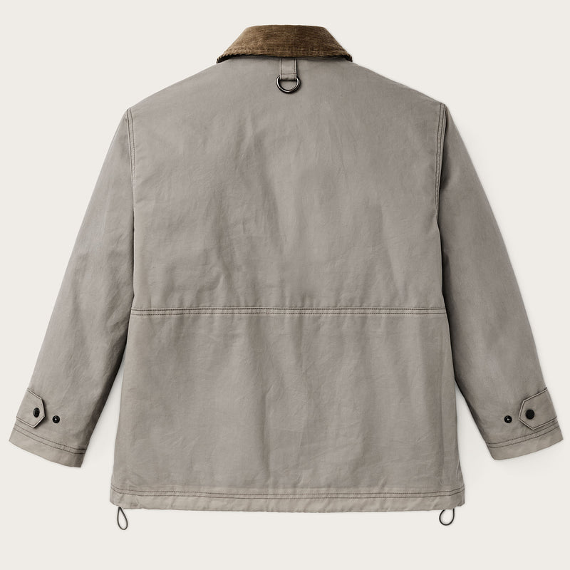 Women’s cover cloth raincoat di Filson | Twine (Gray)