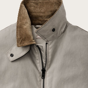 Women’s cover cloth raincoat di Filson | Twine (Gray)
