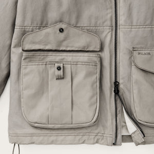 Women’s cover cloth raincoat di Filson | Twine (Gray)