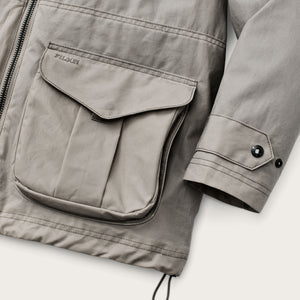 Women’s cover cloth raincoat di Filson | Twine (Gray)