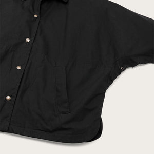 Women’s harbor front waxed jacket by Filson | Black (Black)