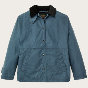 Women’s harbor front waxed jacket by Filson | Navy (Blue)