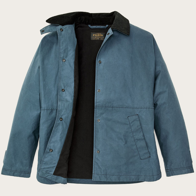 Women’s harbor front waxed jacket by Filson | Navy (Blue)