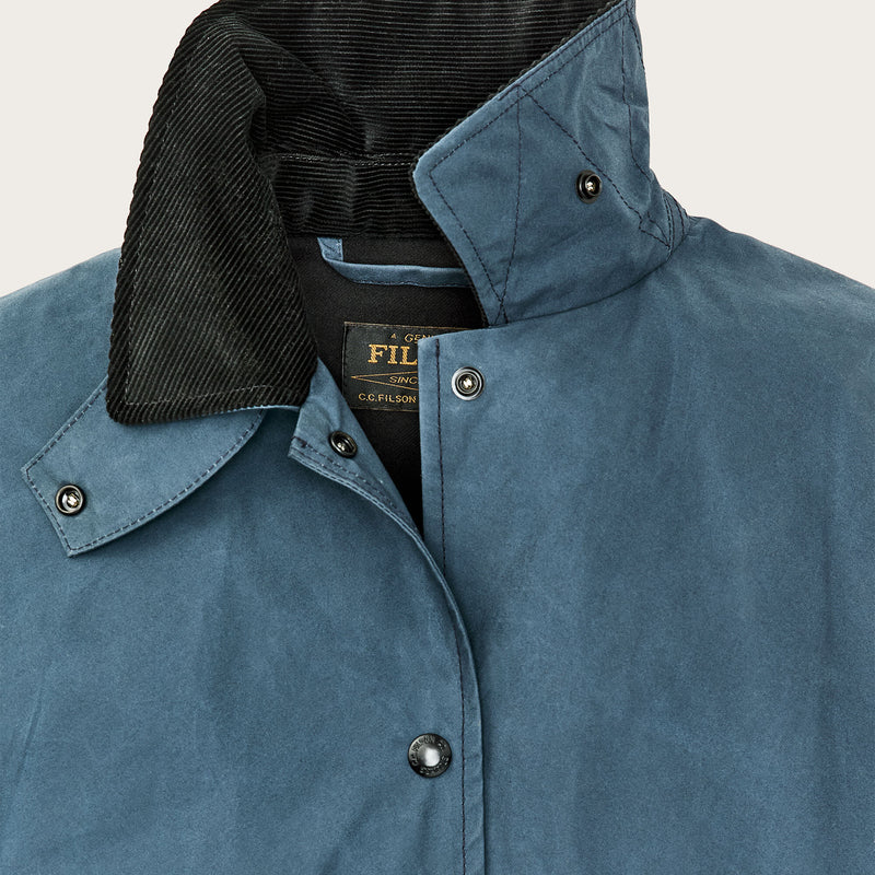 Women’s harbor front waxed jacket by Filson | Navy (Blue)