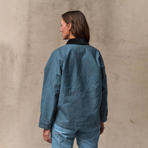 Women’s harbor front waxed jacket by Filson | Navy (Blue)