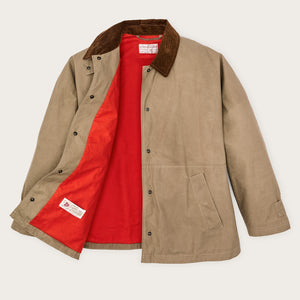 Giacca cerata harbor front da donna di Filson | Tan (Beige)