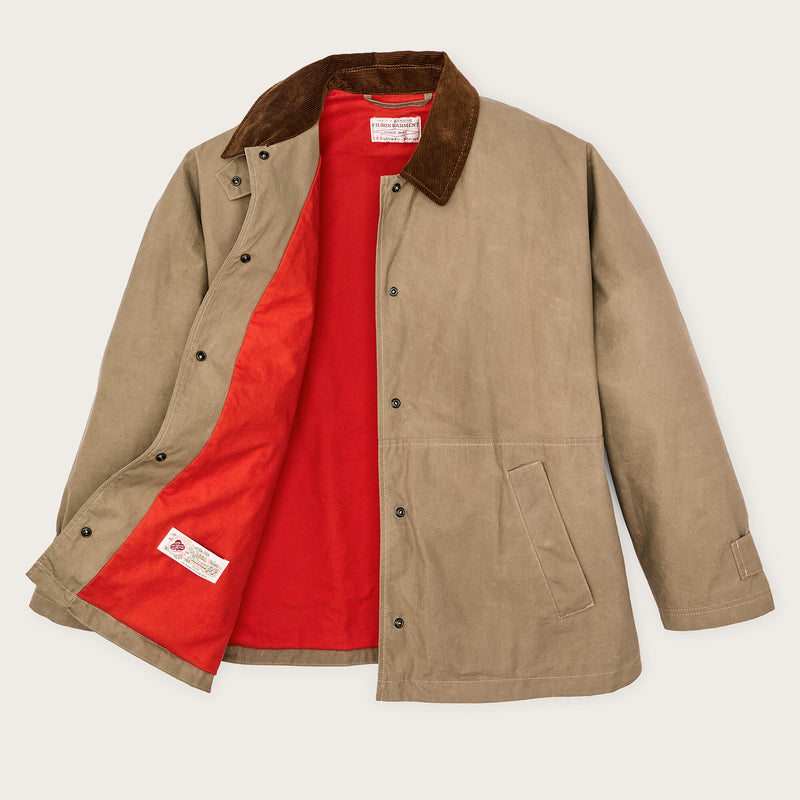 Giacca cerata harbor front da donna di Filson | Tan (Beige)