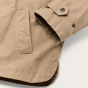 Giacca cerata harbor front da donna di Filson | Tan (Beige)