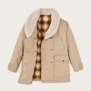 Manteau packer femme en toile par Filson | Natural (Beige)