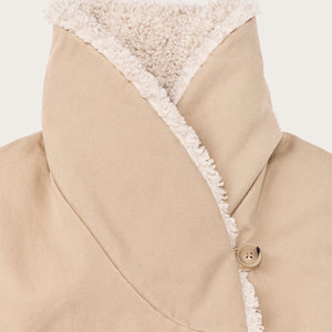 Manteau packer femme en toile par Filson | Natural (Beige)